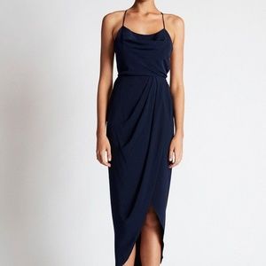 Revolve Shona Joy Core Lace up Maxi Dress